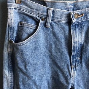 Vintage denim jeans.